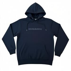 Kevin.Murphy Men Black Long Sleeves Hoodie With Logo on Chest Size L - NWT